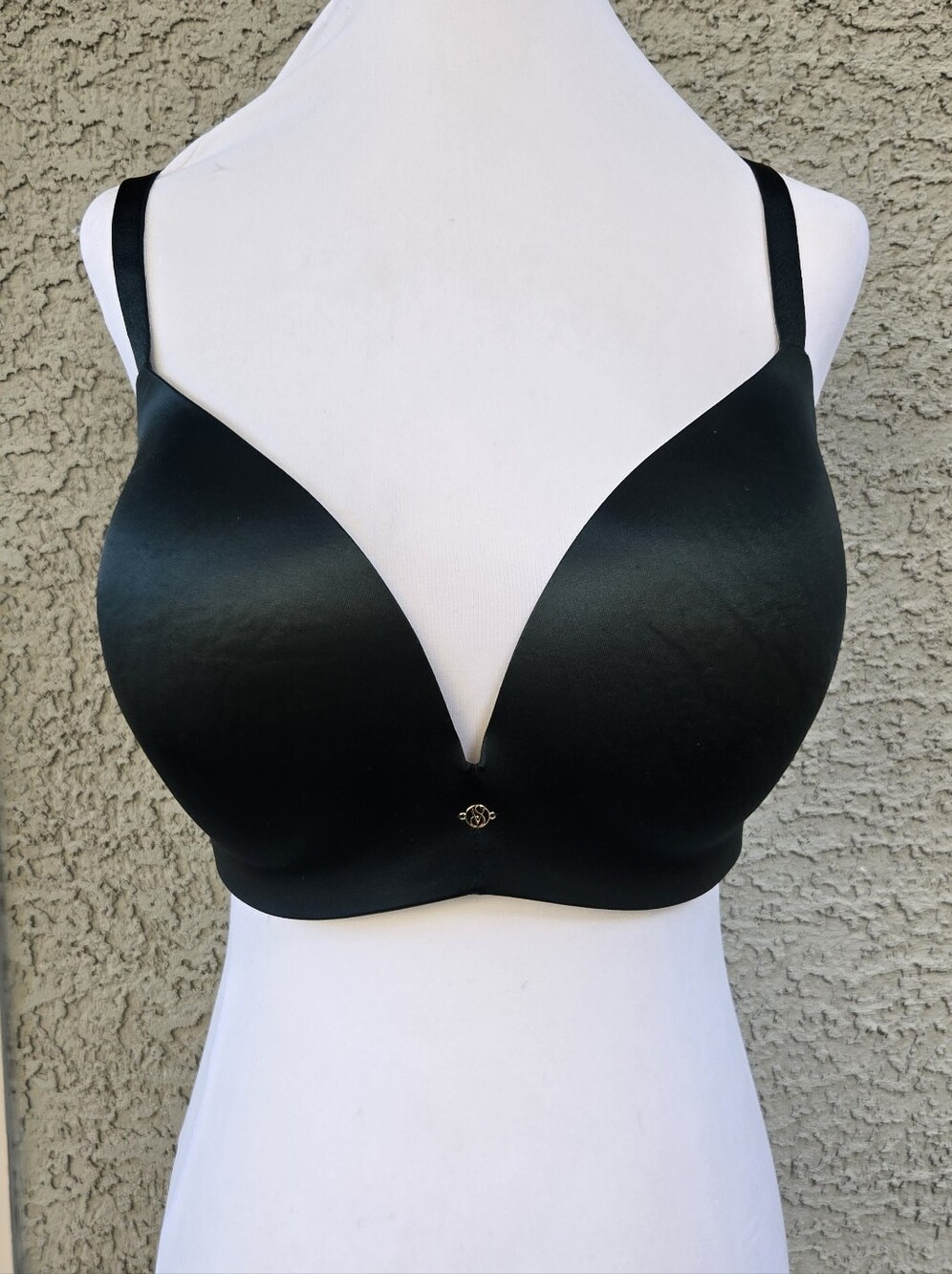 VS So Obsessed Seamless Plunge T-Shirt Bra, Dark Green